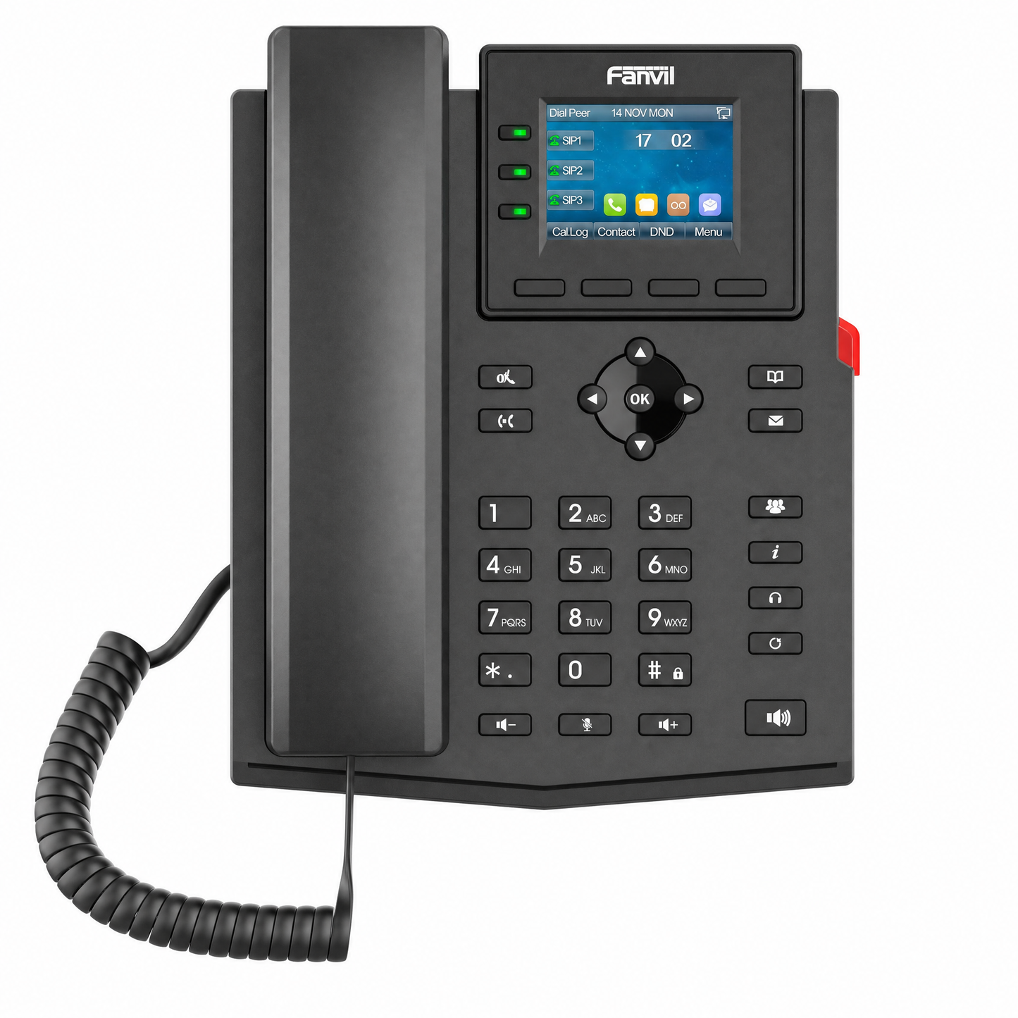 Fanvil X303W Enterprise IP Phone with Dual-Band Wi-Fi and 4 SIP Lines for Business Communications