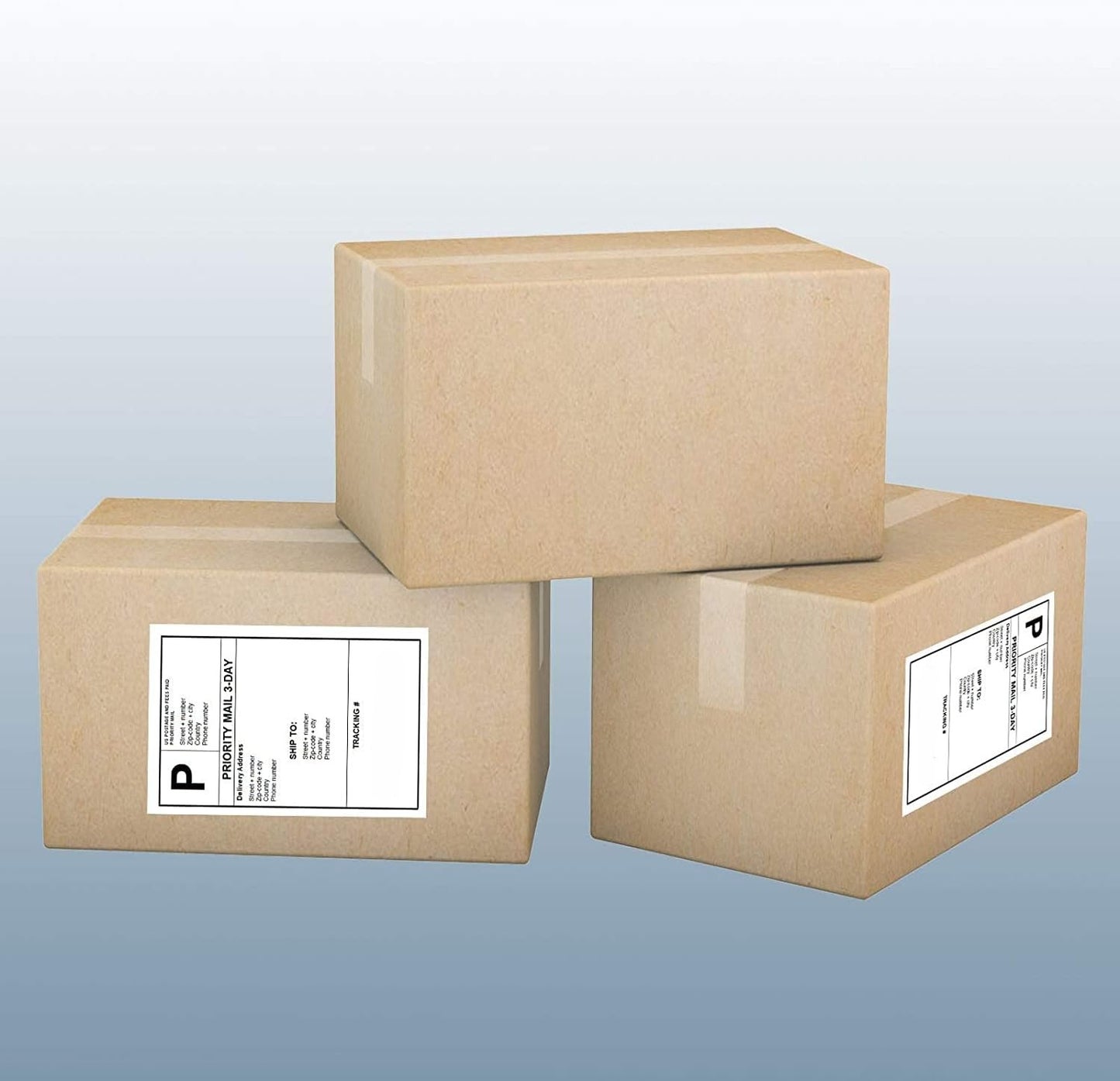 Laser and Inkjet Printer label Full Sheet Shipping Labels 8.5 x 11 for Laser & Inkjet Printers, 500 Sheets 500 Labels Self Adhesive Full Sheet 8 1/2x11 Labels, Mailing Label Sheets for Printer, Full Page Shipping Labels