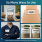 Laser and Inkjet Printer label 500 Sheets 5000 Pcs 2”x4” 10 Up Shipping Address Labels Compatible with Laser and Inkjet Printers, 2x4 10 Per Page Strong Adhesive Internet Mailing Shipping Labels