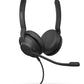 Jabra Evolve2 30 MS Wired Headset, USB-A, Stereo, Black – Lightweight, Portable Telephone Headset with 2 Built-in Microphones – Work Headset with Superior Audio and Reliable Comfort