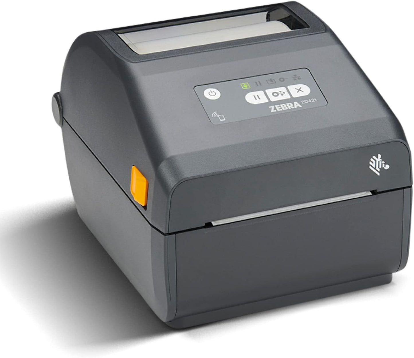 ZEBRA ZD421 Direct Thermal Desktop Printer 203 dpi Print Width 4-inch Wired USB and Ethernet Connectivity ZD4A042-D01E00EZ