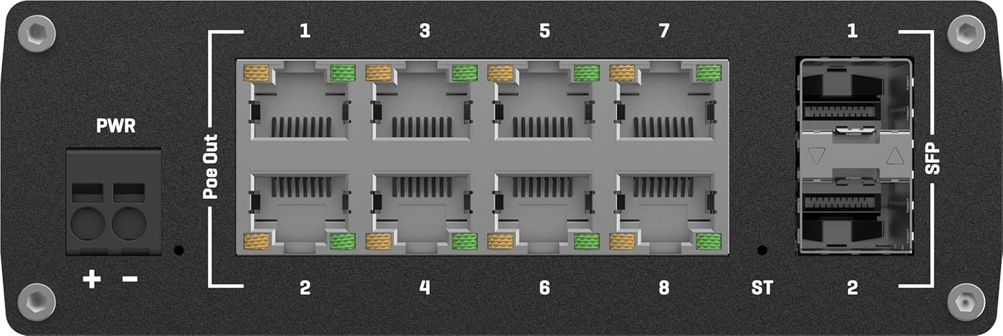 Teltonika Model TSW202 Managed PoE+ Switch