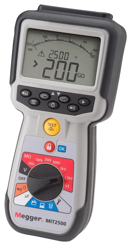 Megger MIT2500 Insulation Resistance Tester, 2.5 kV