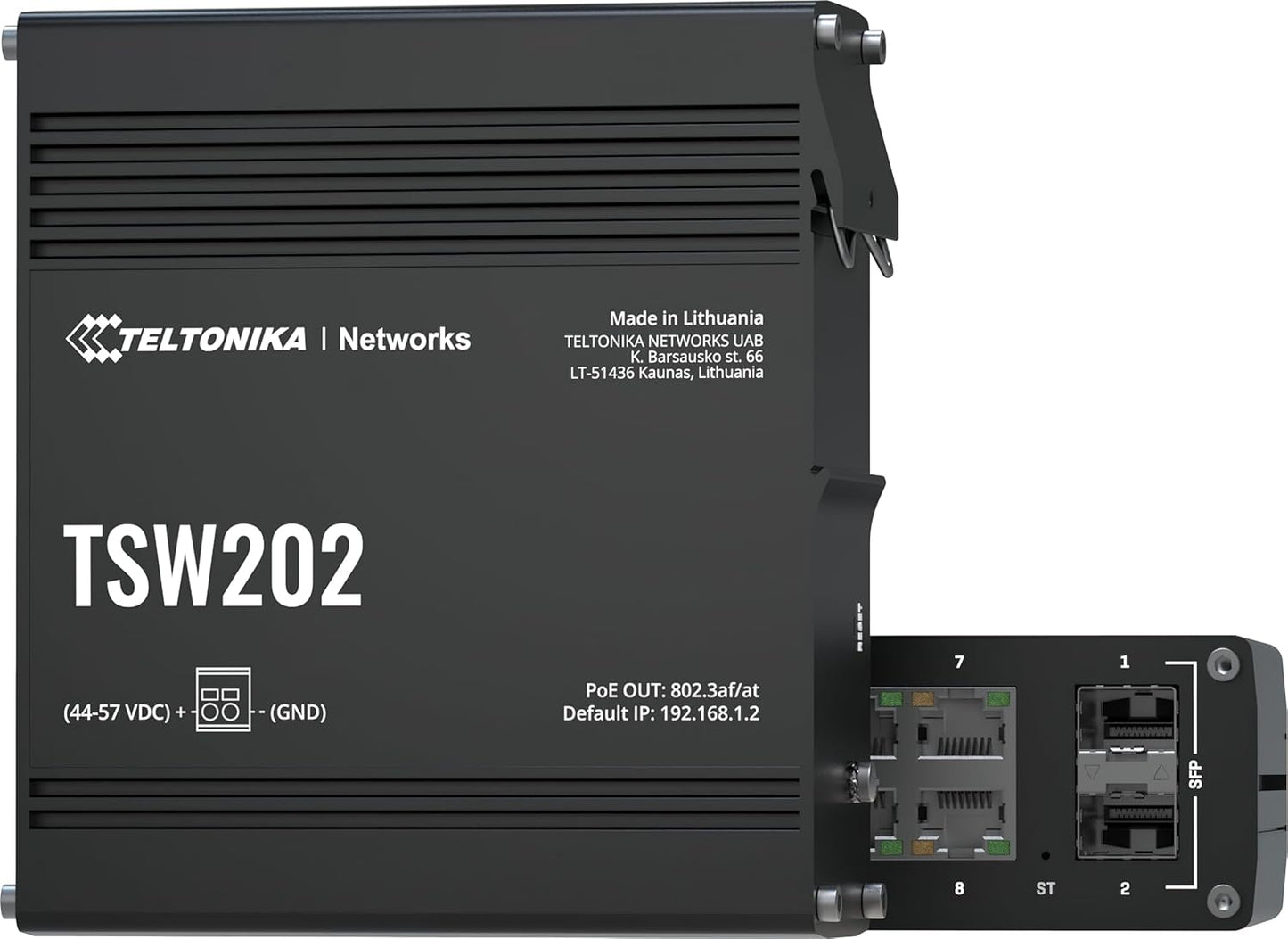 Teltonika Model TSW202 Managed PoE+ Switch