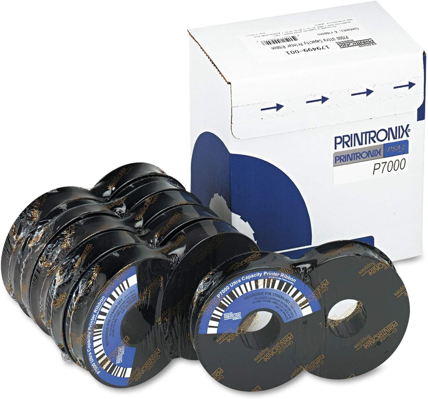 Printronix 179499-001 OEM Ribbon - P7000 P7005 P7010 P7015 P7205 P7210 P7215 P7220 Spool Printer Series Ultra