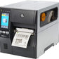 ZEBRA ZT411 Thermal Transfer Industrial Printer 300 dpi Print Width 4 Inches Features Serial, USB, Ethernet, and Bluetooth Connectivity ZT41143-T010000Z