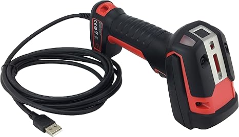 1990i-SR (Standard Range) Ultra-Rugged Area-Imaging Barcode Scanner (1D, 2D and PDF) with Industrial-Grade USB Cable