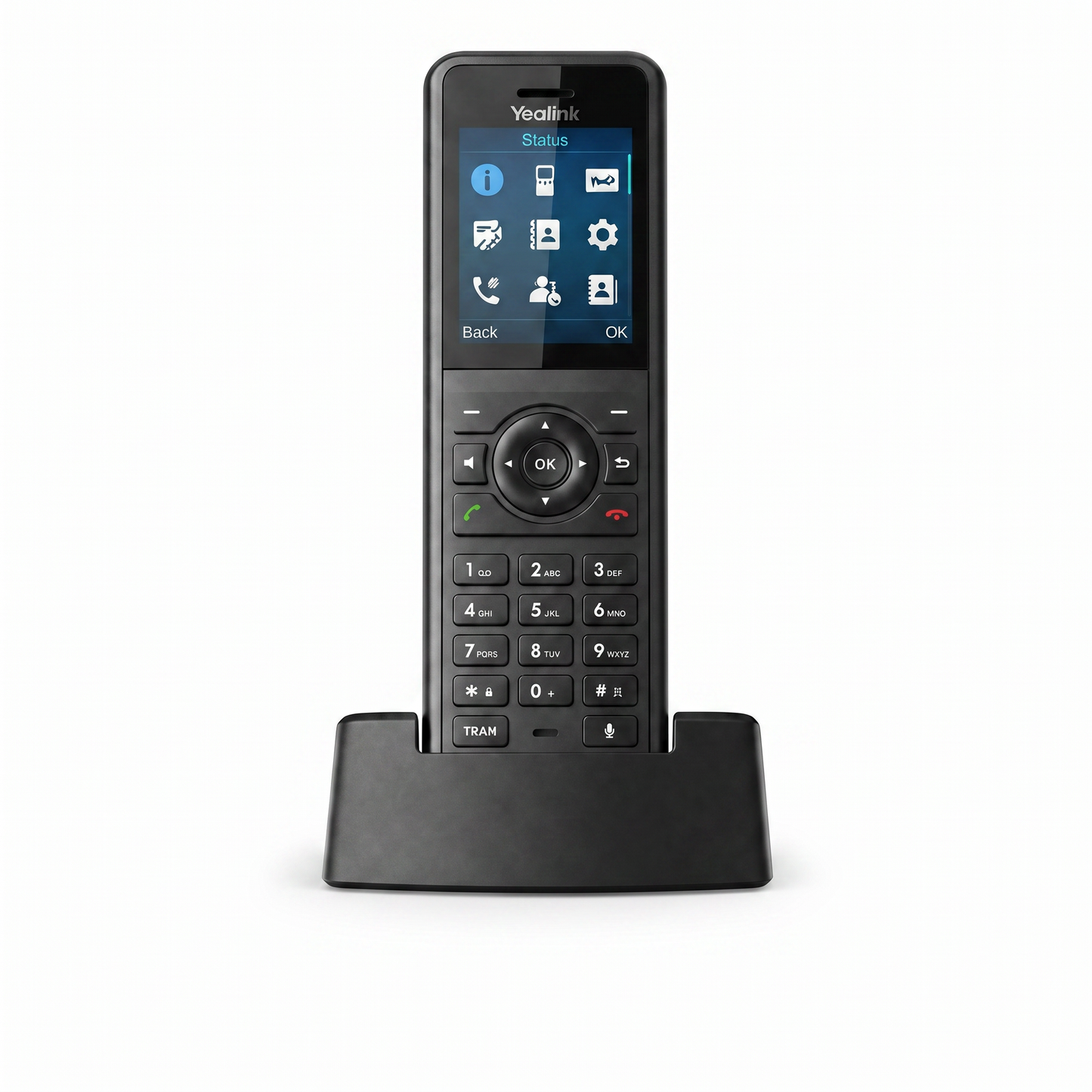 Yealink W57R Rugged DECT Handset - IP54 Rated Cordless Phone for Harsh Environments