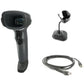 ZEBRA EVM/DCS,DS4608-SR7U2100SGW, DS4608-SR, (WITH STAND) USB KIT: DS4608-SR00007ZZWW SCANNER, CBA-U21-S07ZBR SHIELDED USB CABLE, 20-71043-04R STAND, BLACK