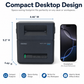 Seiko SLP850-BK0C11-03 2-Inch Linerless Label Printer with Bluetooth and USB Connectivity