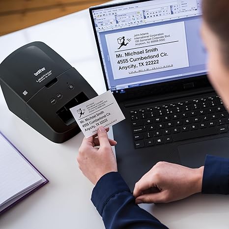 Brother QL600 Desktop Monochrome Label Printer – Thermal & USB Connectivity