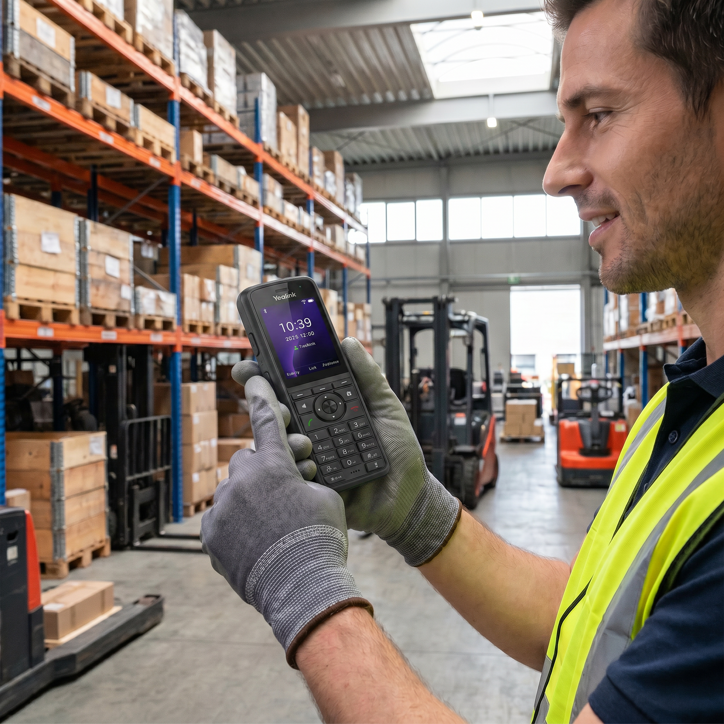 Yealink AX86R Ruggedized Wi-Fi 6 IP Phone with IP67 Rating for Mobile Enterprise Communications