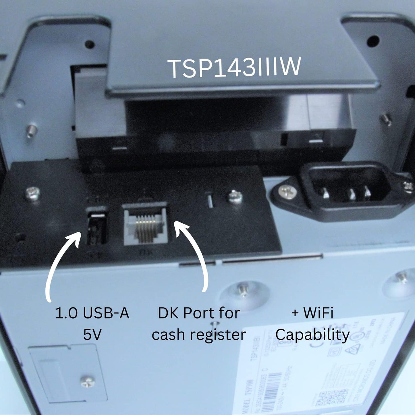 Star Micronics TSP143IIIBi Thermal Receipt Printer - Grey