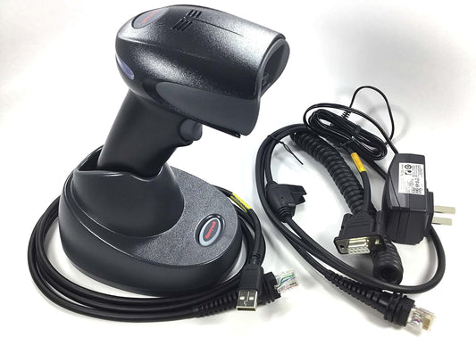 Honeywell Xenon 1902G-HD (High Density) Wireless Area-Imaging Barcode Scanner Kit (1D, 2D and PDF), Includes Cradle, Power Supply, RS232 Cable and USB Cord