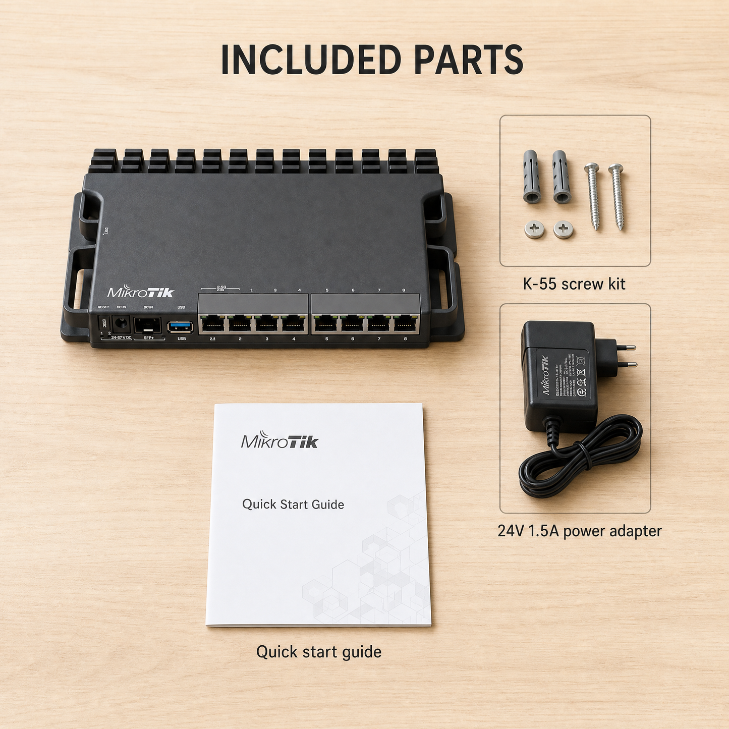 MikroTik RB5009UG+S+IN Multi-Gigabit Router with 10G SFP+ for Enterprise Network Infrastructure