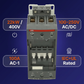 ABB AF52-30-00-13 Contactor IEC, 100-250 VAC/VDC