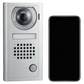 Aiphone AX-DV Surface-Mount Audio/Video Door Station — Cast-Aluminum Vandal-Resistant Housing, 1/4" Color CCD Camera, Illuminated Directory, Cat-5e RJ45 Wiring, AX Series Compatible
