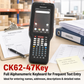 Honeywell CK62 mobile computer with full alphanumeric keyboard for data entry