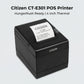Citizen CT-E301TRUBKHR Thermal POS Printer for HungerRush - 4 Inch Printer with Triple Interface Connectivity, Direct Thermal Receipt Printing, Top-Exit Design, and Fast POS Output for Counter and Service Environments