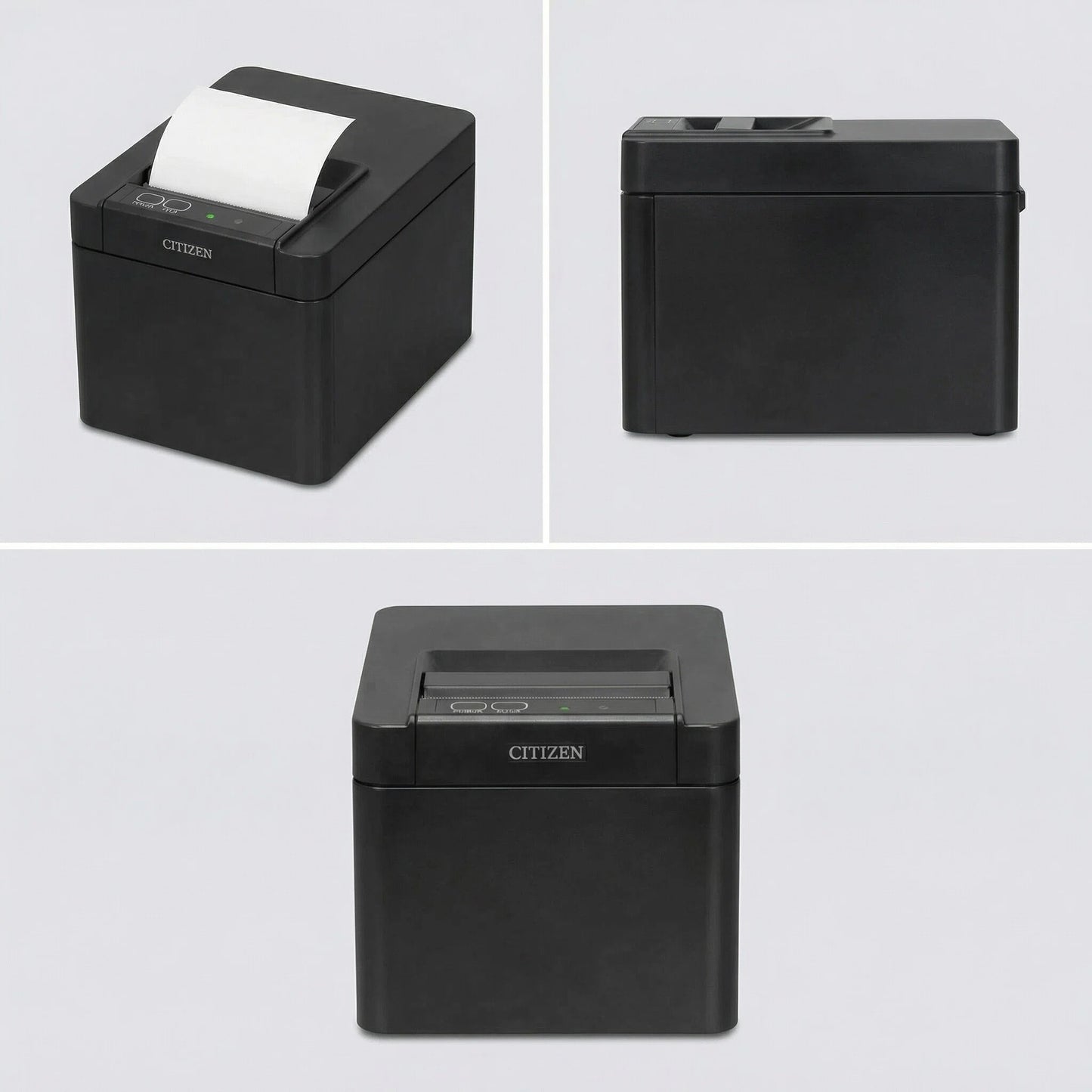 Citizen CT-E301TRUBKHR Thermal POS Printer for HungerRush - 4 Inch Printer with Triple Interface Connectivity, Direct Thermal Receipt Printing, Top-Exit Design, and Fast POS Output for Counter and Service Environments