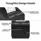 Citizen CT-S601IIS3UBUBKP Thermal POS Printer - CT-S600 Type II, Top Exit, USB, Black