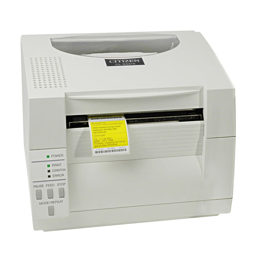 CITIZEN, CL-S521II-EPUBK BARCODE PRINTER, CL-S521 TYPEII, DT, 203DPI WITH PREMIUM LAN, GRAY