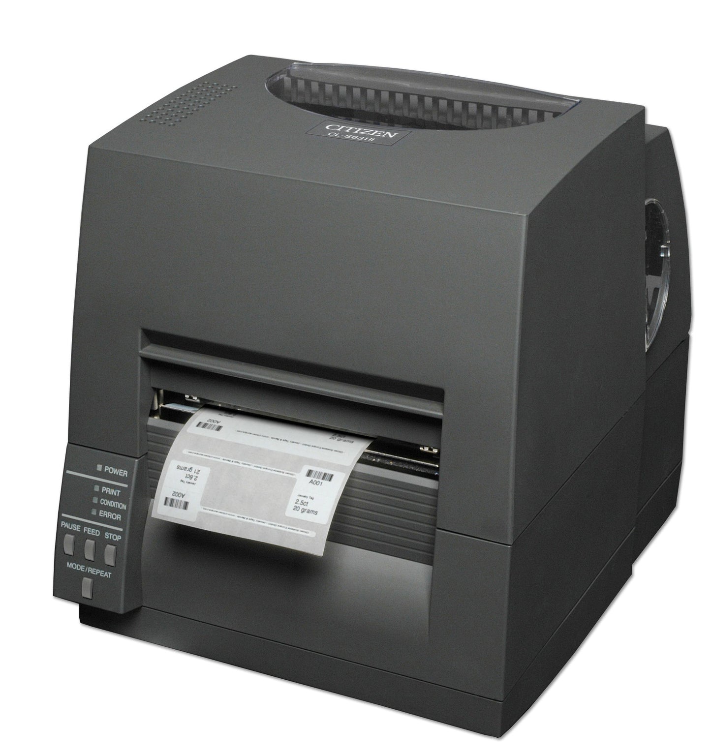 CITIZEN, CL-S631II-EPUBK BARCODE PRINTER, CL-S631 TYPEII, DT&TT, 300 DPI, W/LAN, GRAY