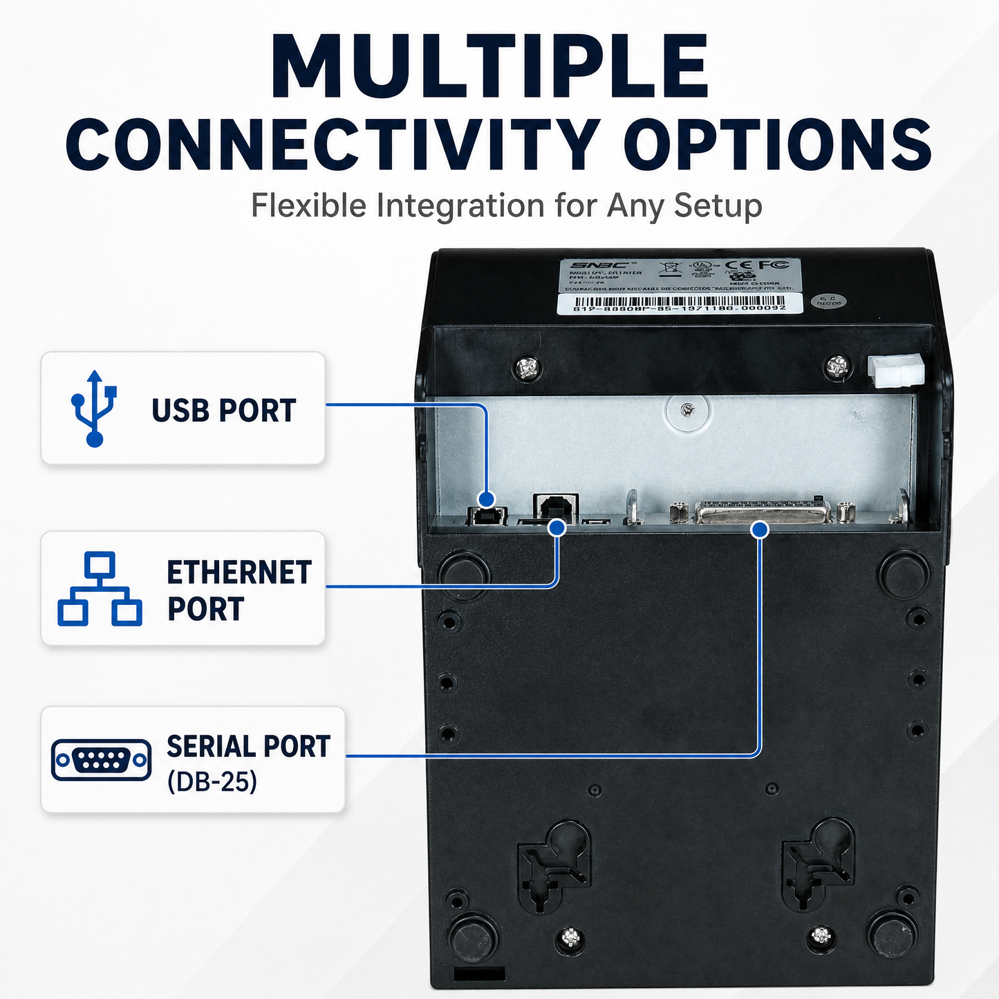 SNBC R880NPV High-Speed Thermal Receipt Printer with Ethernet for Retail and Hospitality