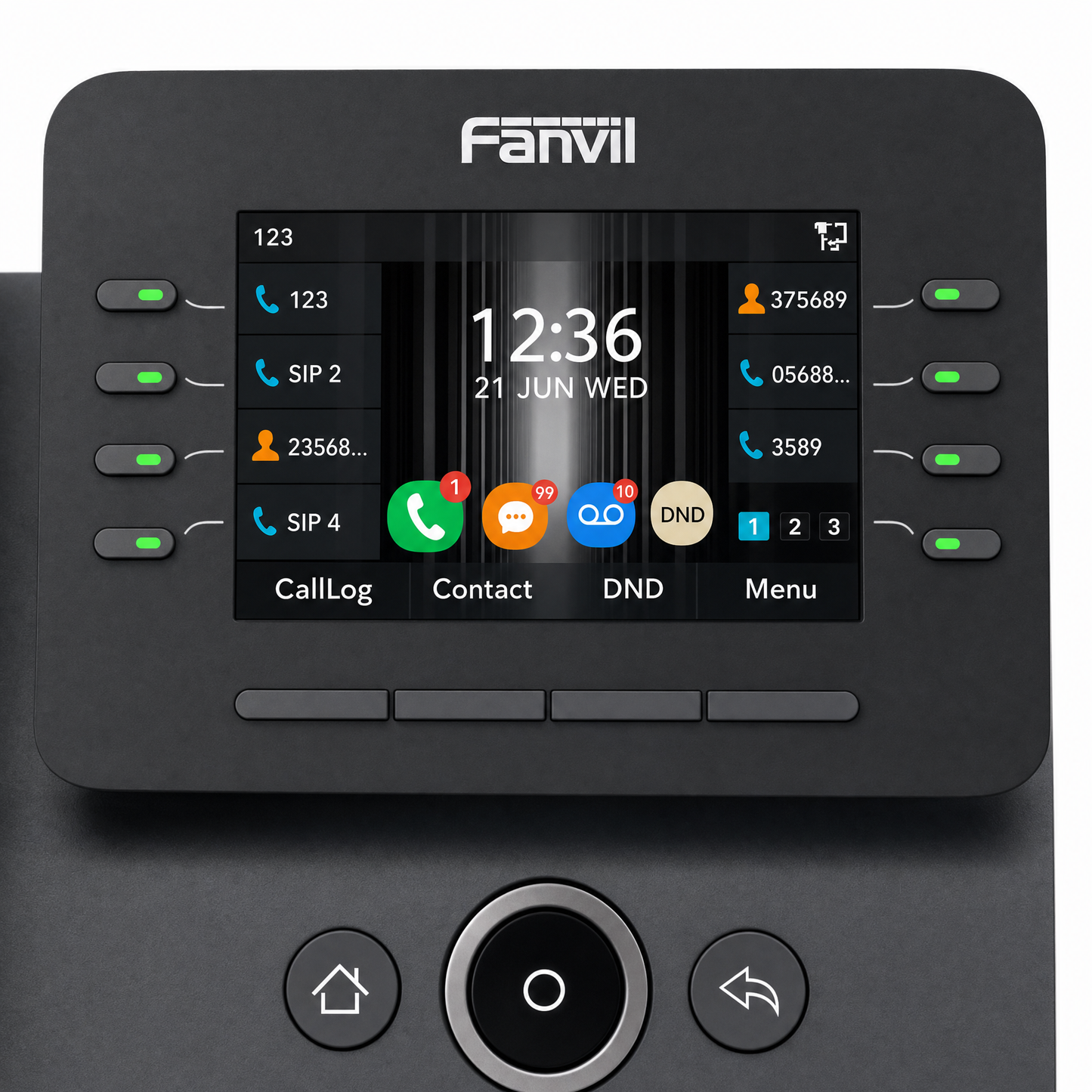 Fanvil V64 Prime Business IP Phone with 3.5" Color Display, Dual-Band Wi-Fi & Bluetooth 4.2