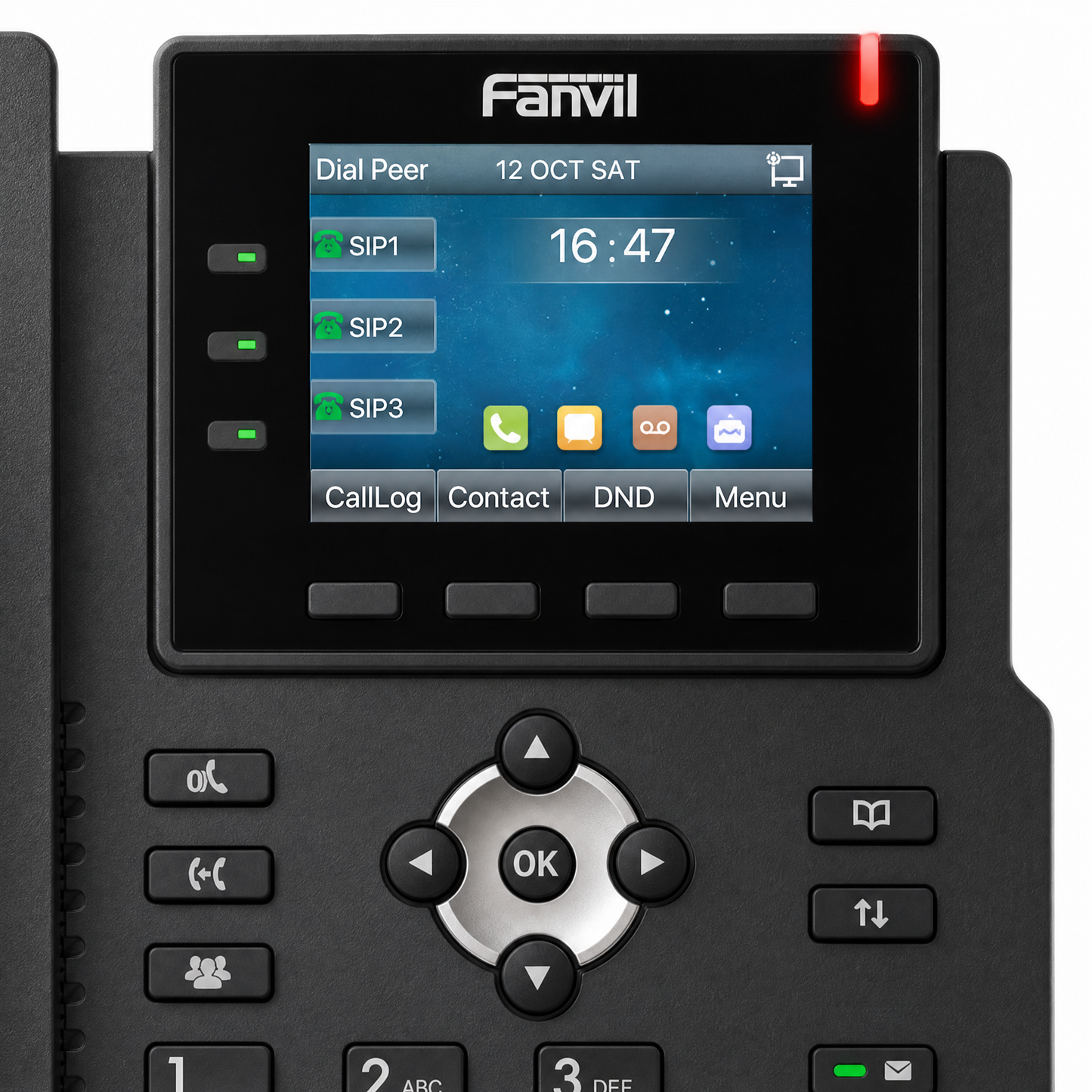 Fanvil X3U Pro Entry-Level Color IP Phone with 6 SIP Lines and HD Audio for Small Business
