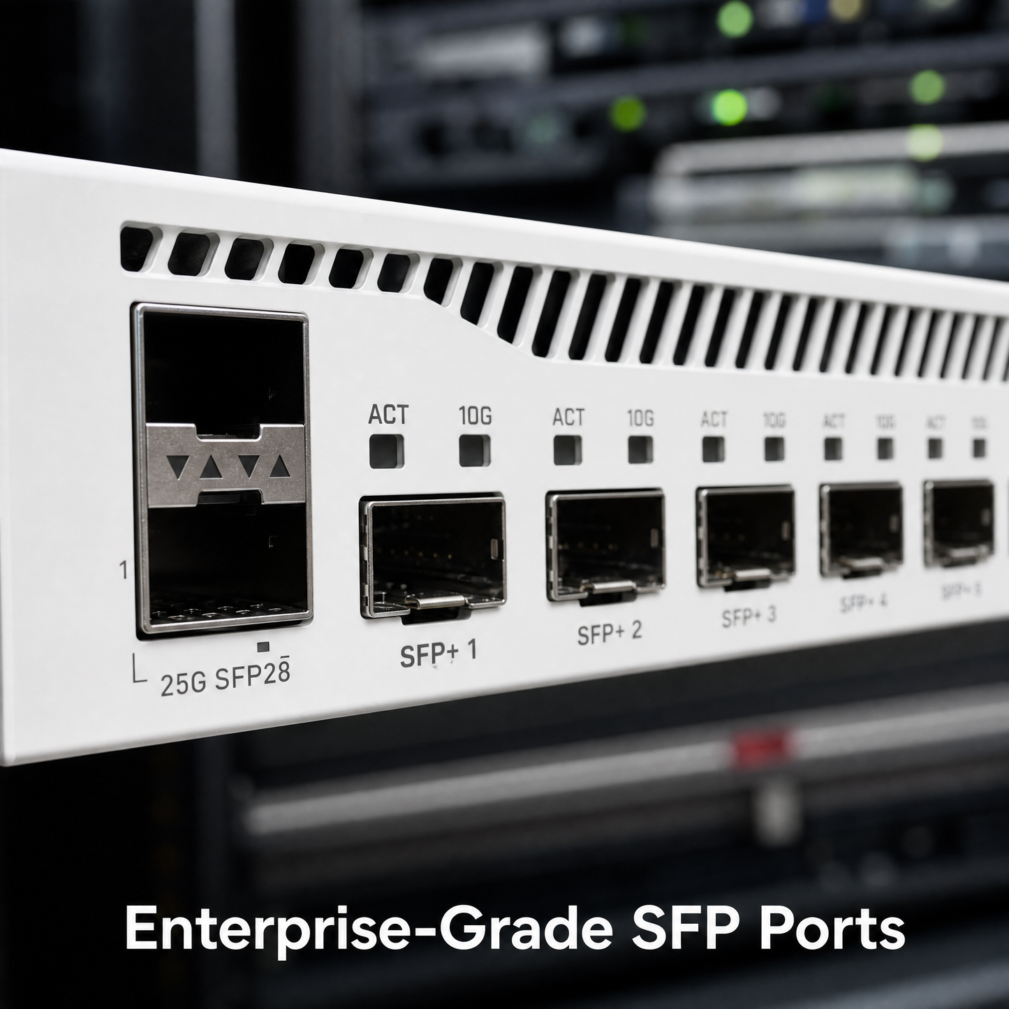 MikroTik CCR2004-1G-12S+2XS Cloud Core Router with 12x 10G SFP+ and 2x 25G SFP28 Ports