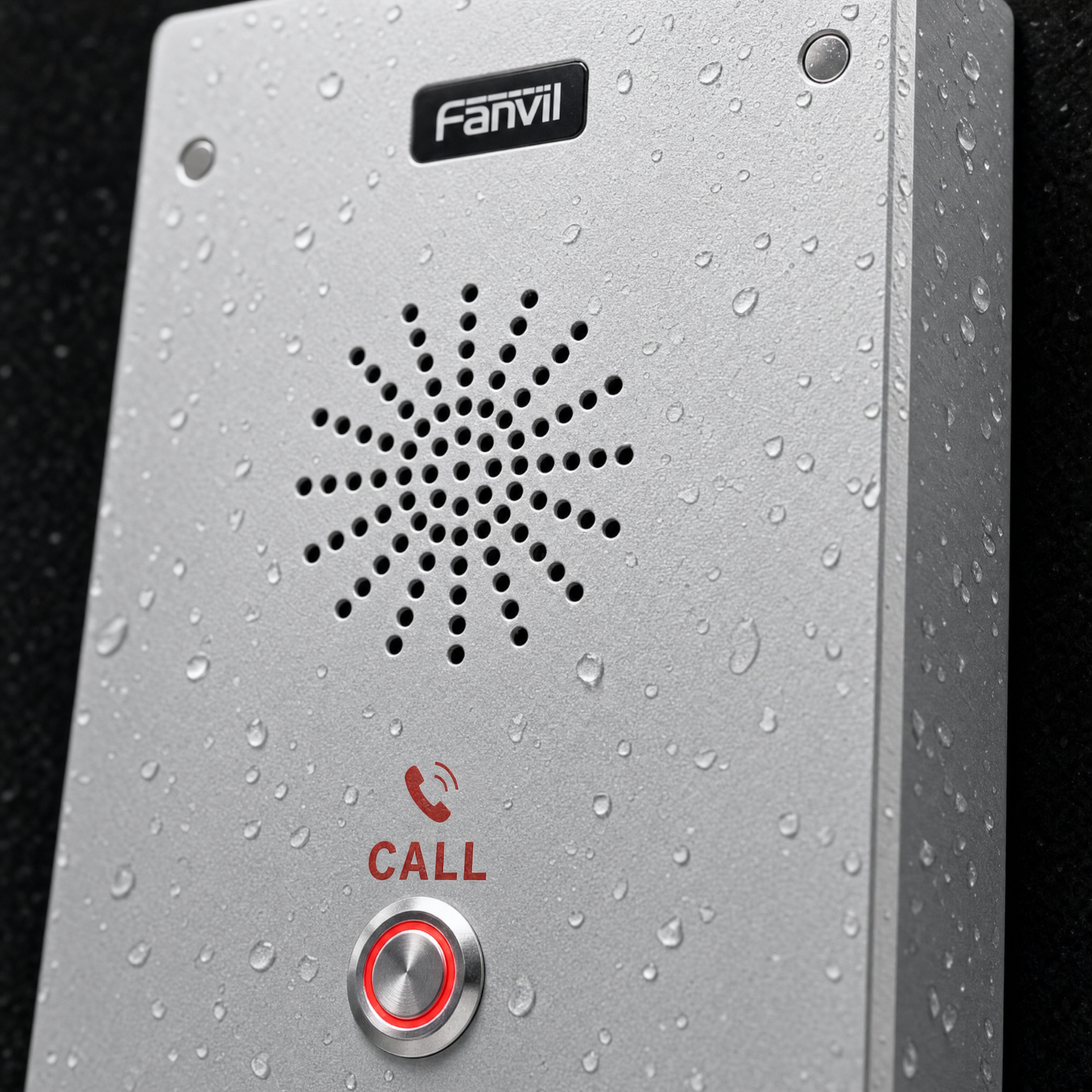 Fanvil i16S-02P SIP Intercom with 2 Speed Dial Buttons for Outdoor Industrial Communication