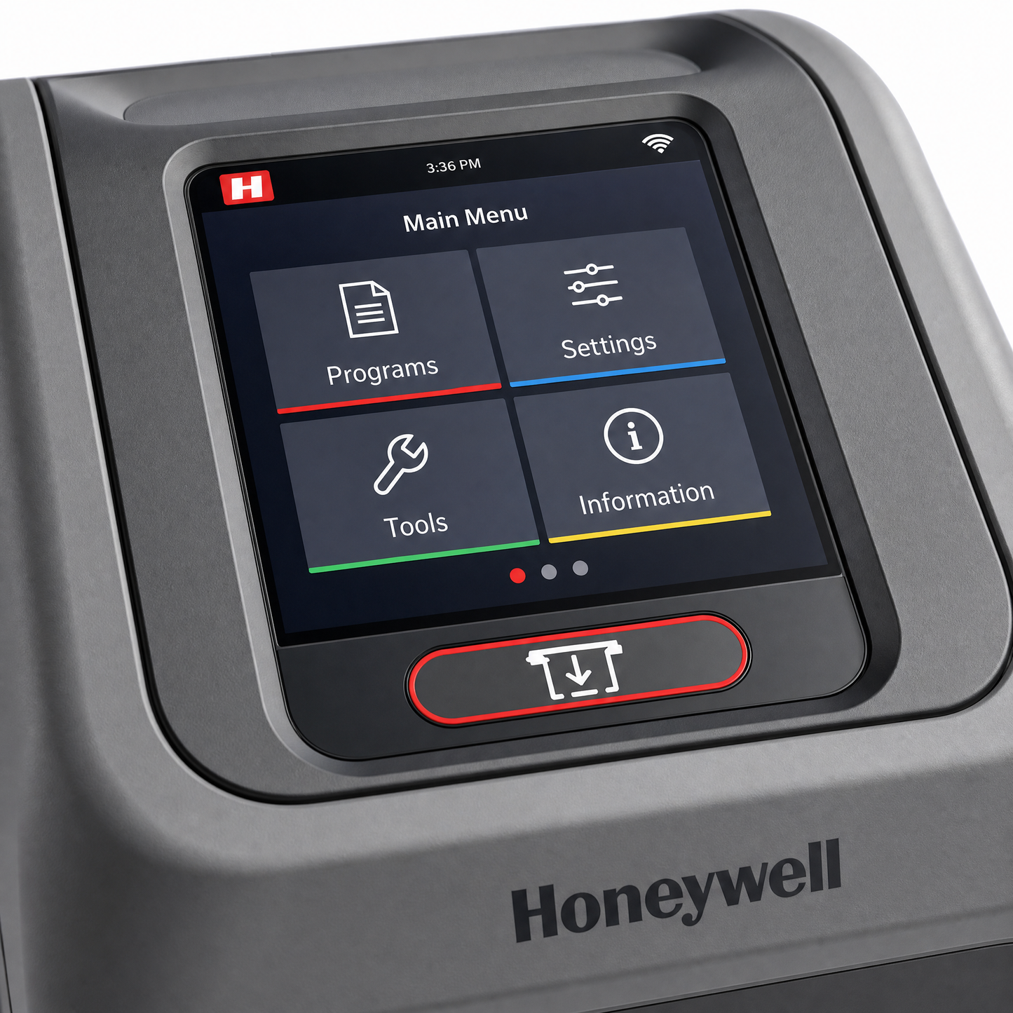 Honeywell PC45 Desktop Barcode Label Printer - 4-Inch Direct Thermal & Thermal Transfer, 203/300 DPI, Ethernet/Bluetooth/WLAN/NFC/RFID/Healthcare
