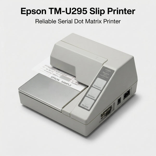 Epson TM-U295-292 C31C163292 Slip Printer - Serial, Dark Gray