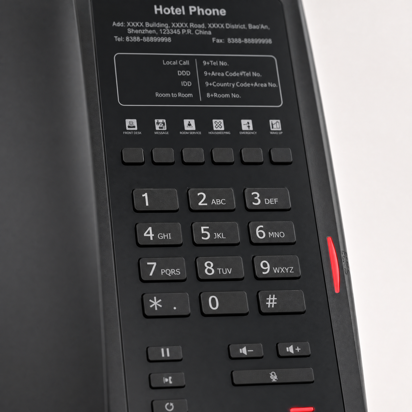 Fanvil H3W WiFi IP Phone with HD Audio for Hotels and Hospitality - 2 SIP Lines