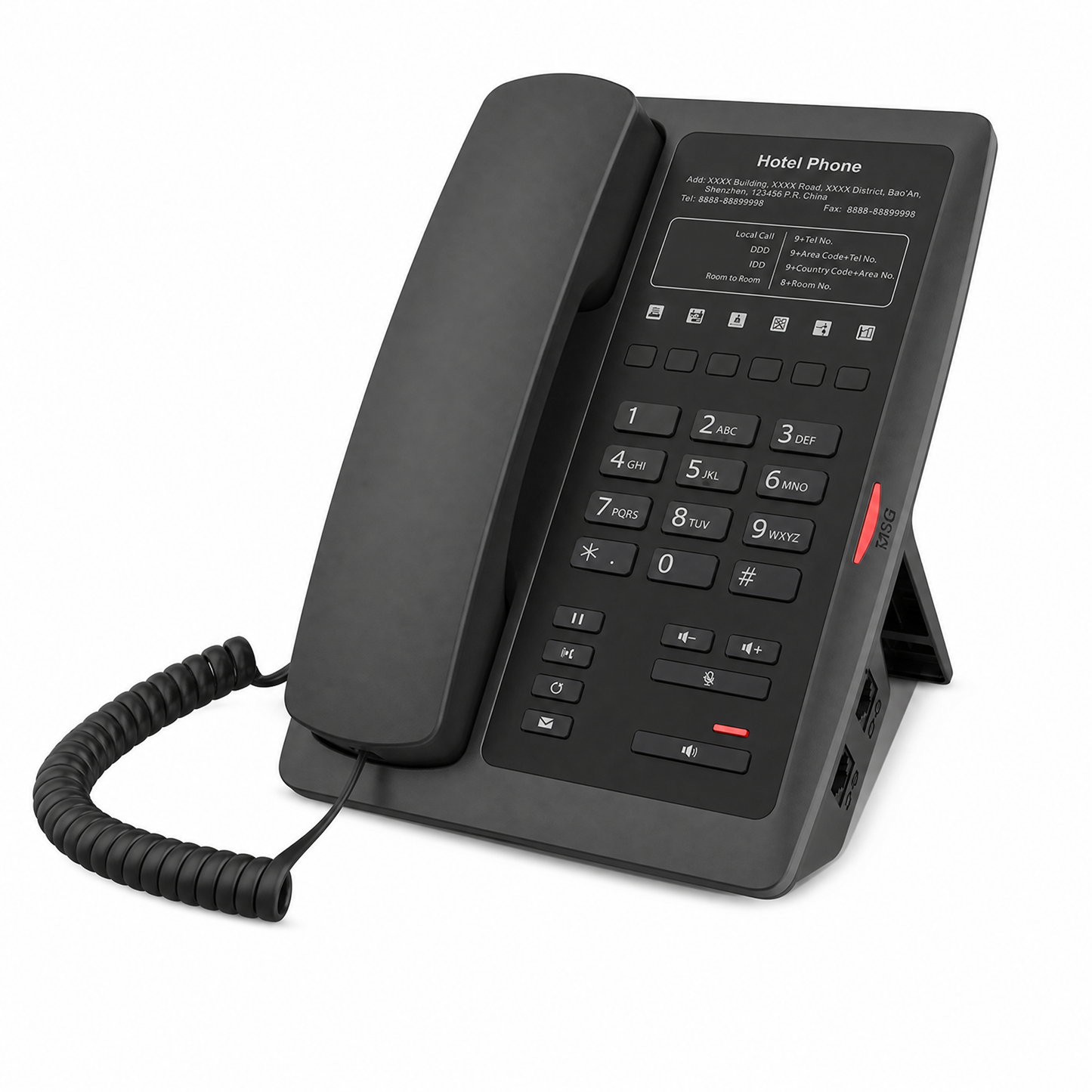 Fanvil H3W WiFi IP Phone with HD Audio for Hotels and Hospitality - 2 SIP Lines