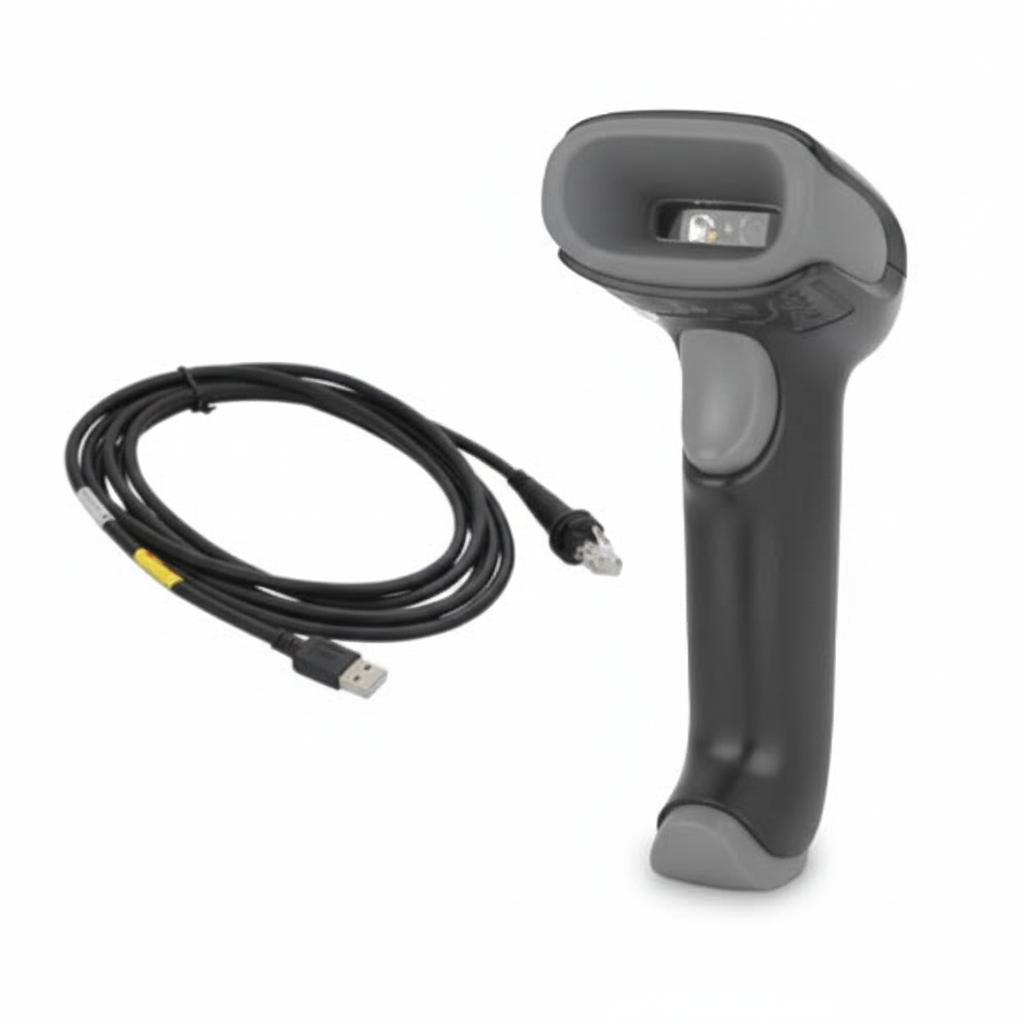 Honeywell Voyager XP 1470G Scanner Kit | Tethered 1D/2D General Duty Scanner, Standard Range, Black, Includes USB 1.5m Cable