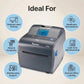Honeywell PC43DA00100201 4 Inch Direct Thermal Desktop Printer - LCD Display, Real-Time Clock, USB Host Port, 203 DPI, Includes Americas Power Cord