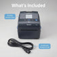 Honeywell PC43DA00100201 4 Inch Direct Thermal Desktop Printer - LCD Display, Real-Time Clock, USB Host Port, 203 DPI, Includes Americas Power Cord
