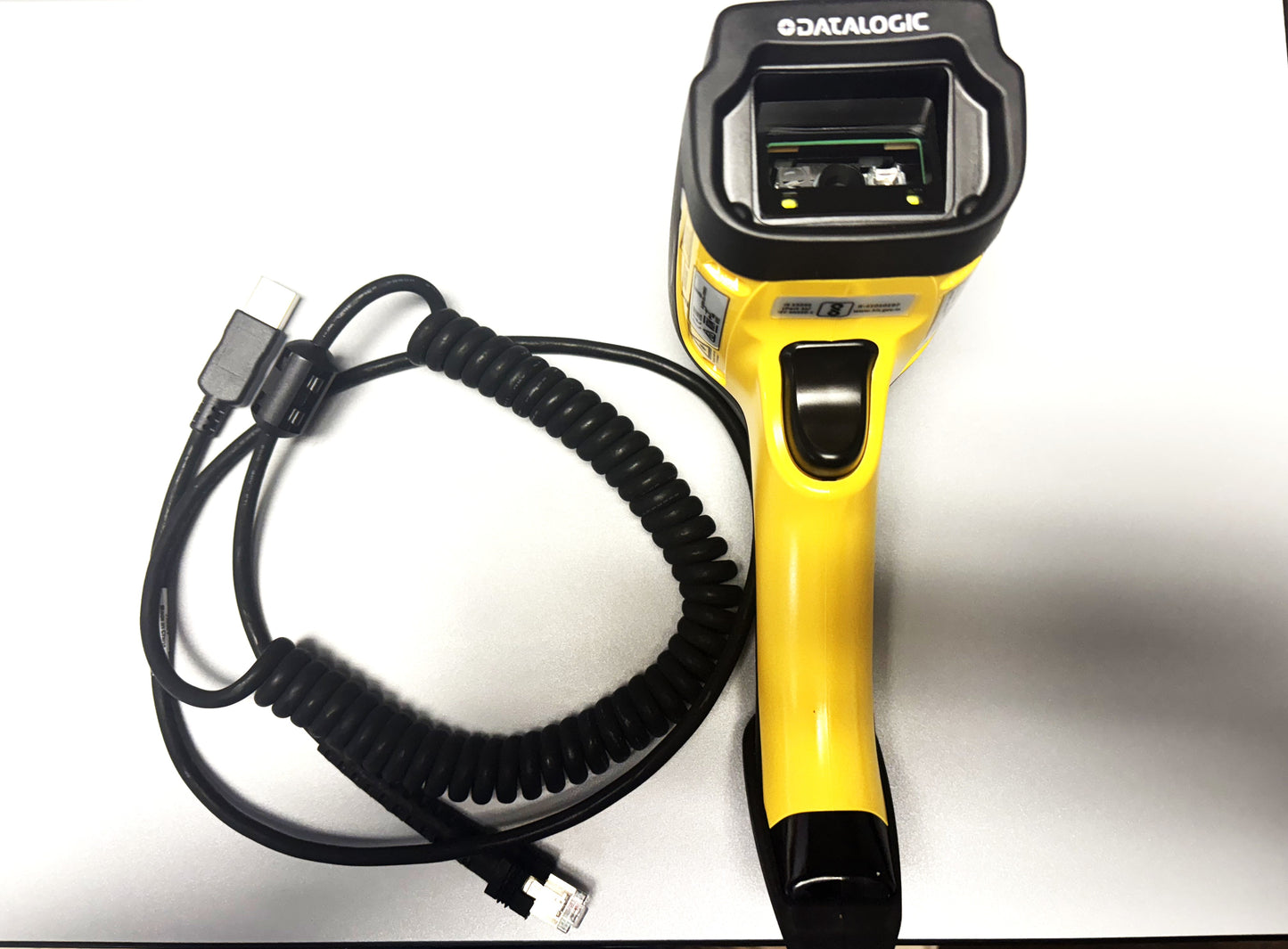 Datalogic PD9531-DPM Industrial Handheld Barcode Scanner | DPM Metal, Plastic, Etched part Code Reader, Corded,  1D/2D, IP65 Rated, USB/RS-232, Rugged Design, with CAB550 Cable