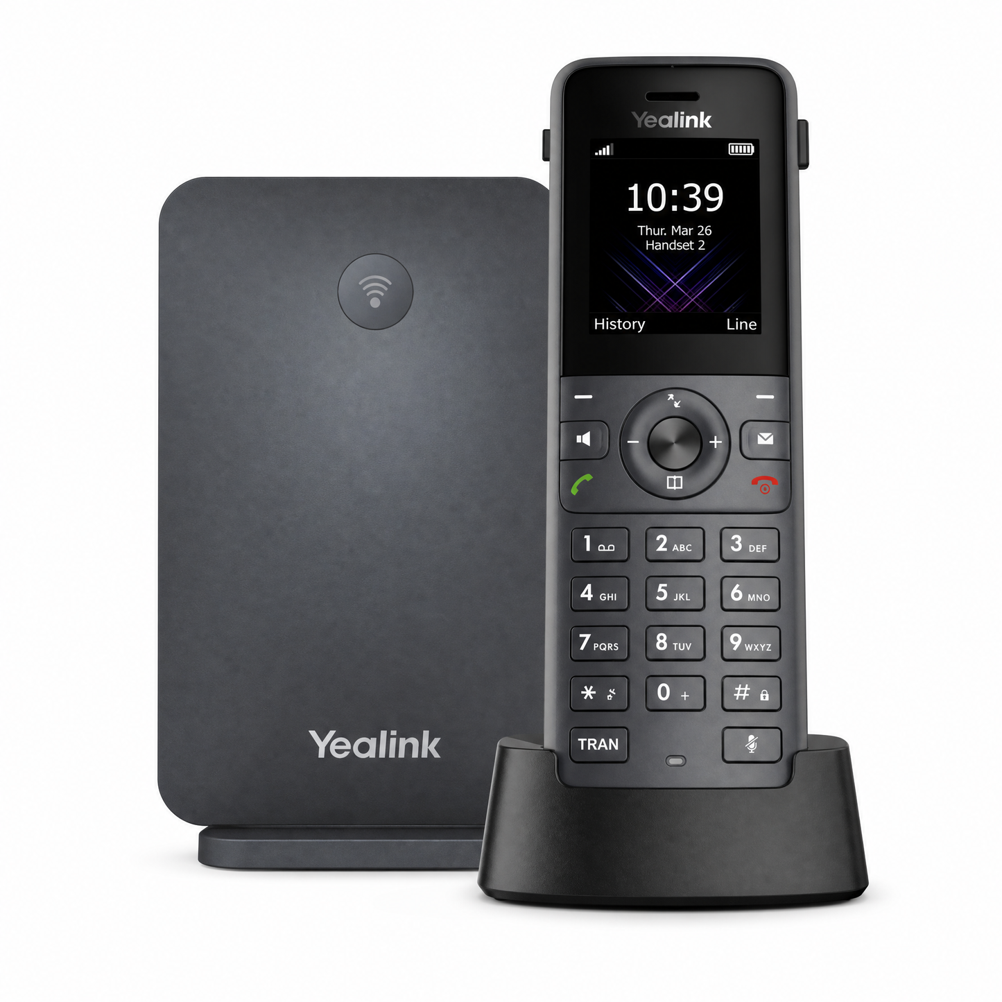 Yealink W73P DECT IP Phone System with 10 Handset Capacity for SMB Wireless Communication