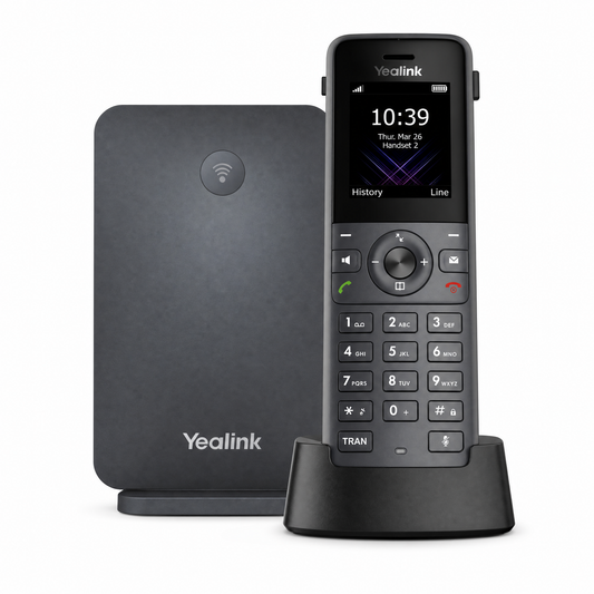 Yealink W73P DECT IP Phone System with 10 Handset Capacity for SMB Wireless Communication