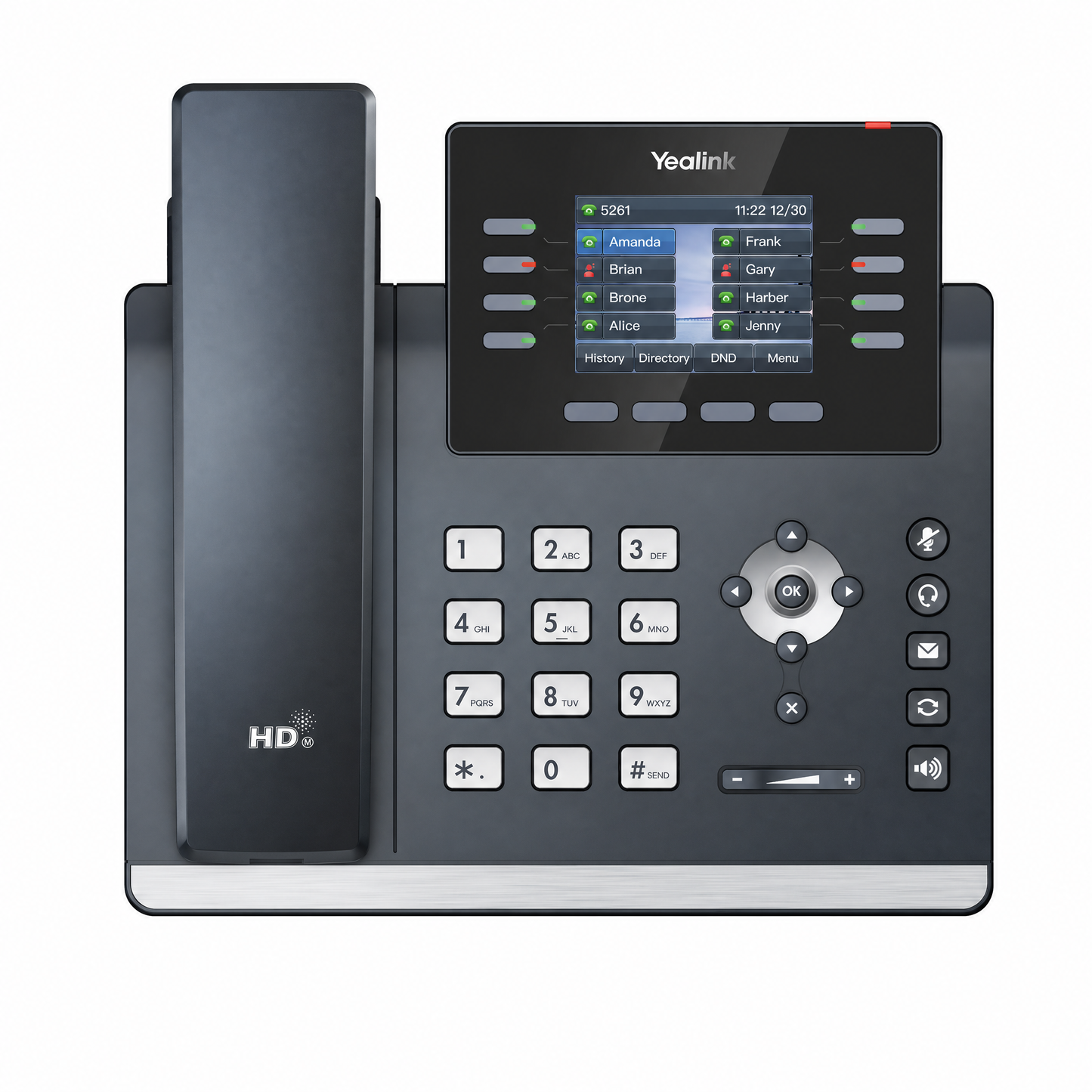 Yealink SIP-T77U VOIP Phone with 7-Inch Touchscreen for Executive Communication