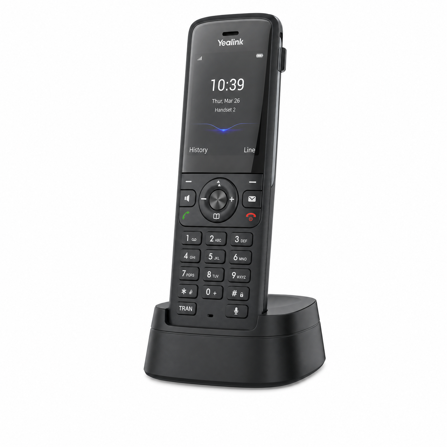 Yealink W78H Wireless DECT Handset with 2.4-Inch Color Display and Bluetooth 5.1 for Business