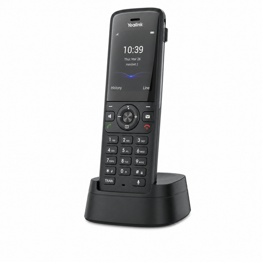 Yealink W78H Wireless DECT Handset with 2.4-Inch Color Display and Bluetooth 5.1 for Business