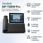 Yealink SIP-T88W Pro Executive IP Phone with Wireless Bluetooth Handset and 7-Inch Touchscreen