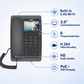 Fanvil H5W Wi-Fi Hotel IP Phone with 3.5" Color Display and Video Intercom for Hospitality