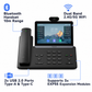 Yealink SIP-T88V Pro Smart Business Phone with 7-Inch Touchscreen, 5MP HD Camera, and Bluetooth Handset