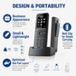 Yealink W57R Rugged DECT Handset - IP54 Rated Cordless Phone for Harsh Environments