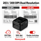Honeywell PC41E Desktop Thermal Label Printer | 203/300 DPI | USB & Ethernet Connectivity